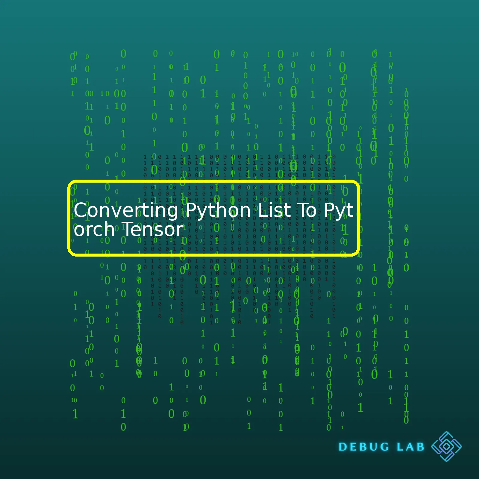 Converting Python List To Pytorch Tensor