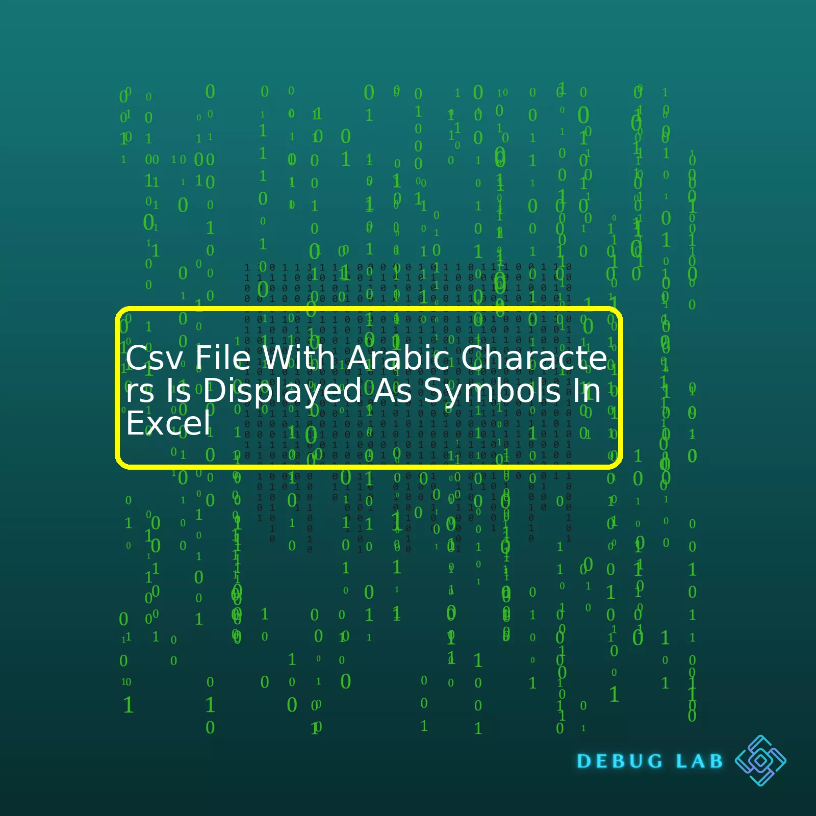 Csv File With Arabic Characters Is Displayed As Symbols In Excel