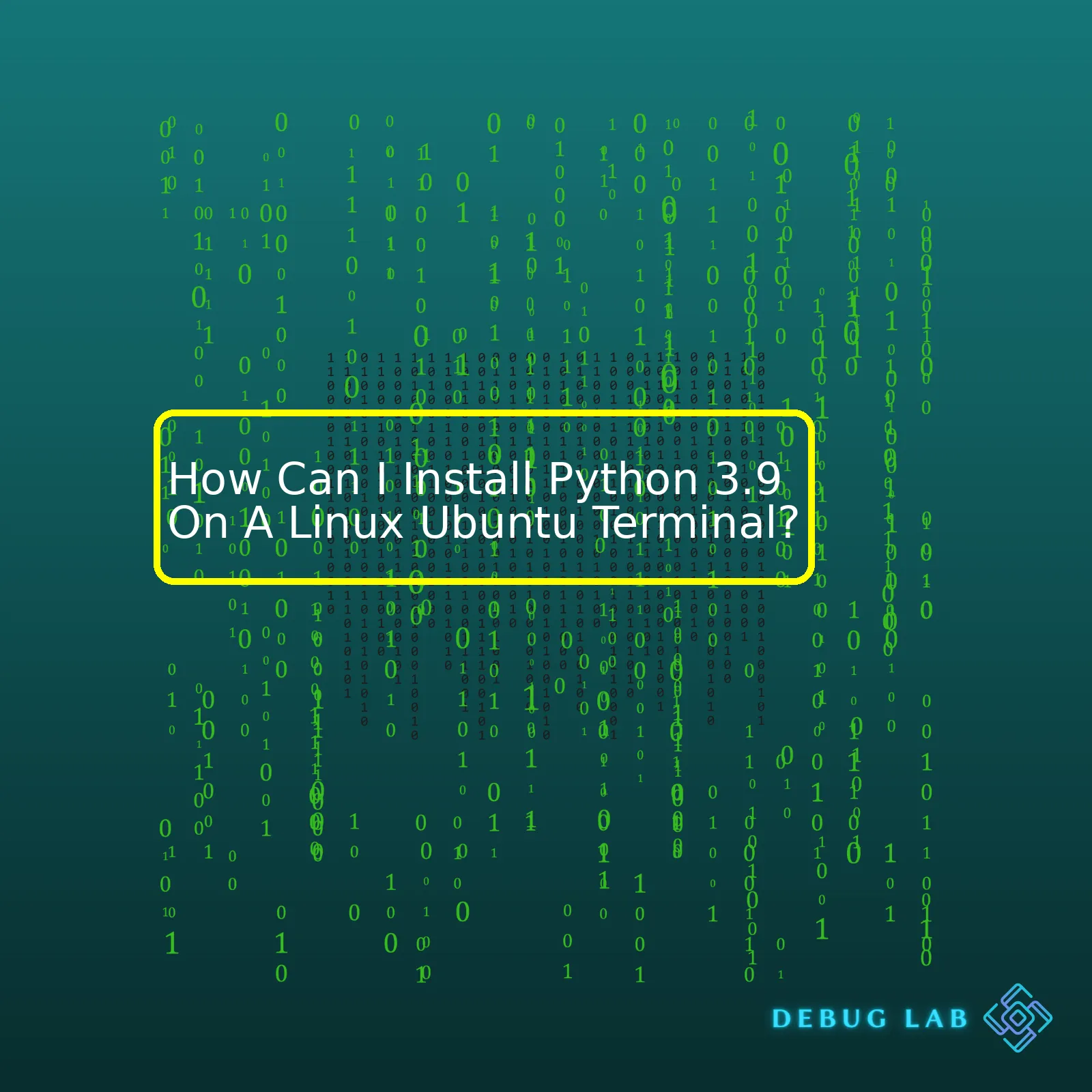 How Can I Install Python 3.9 On A Linux Ubuntu Terminal?