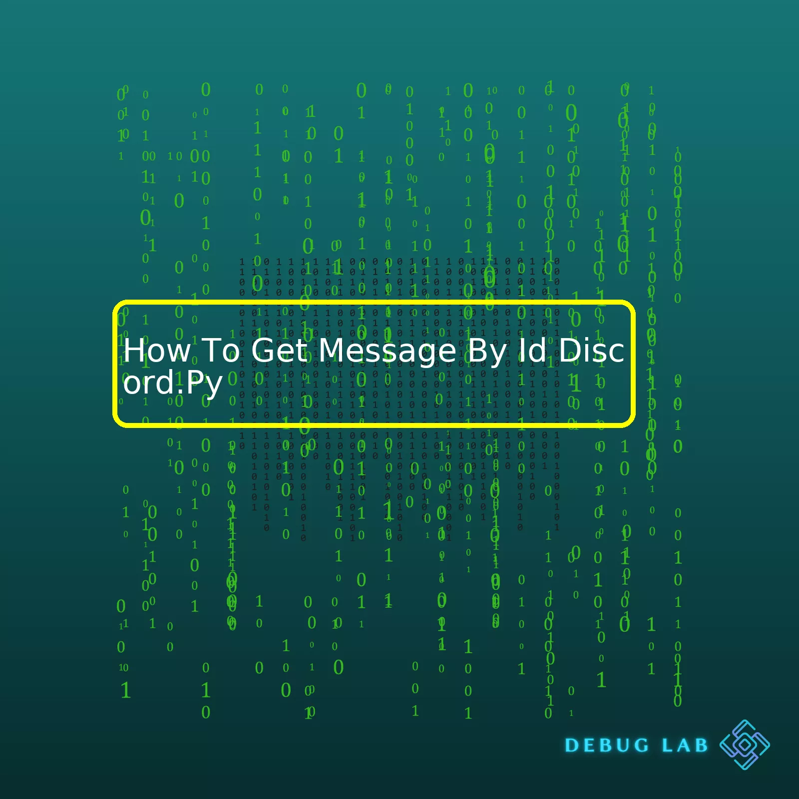 How To Get Message By Id Discord.Py