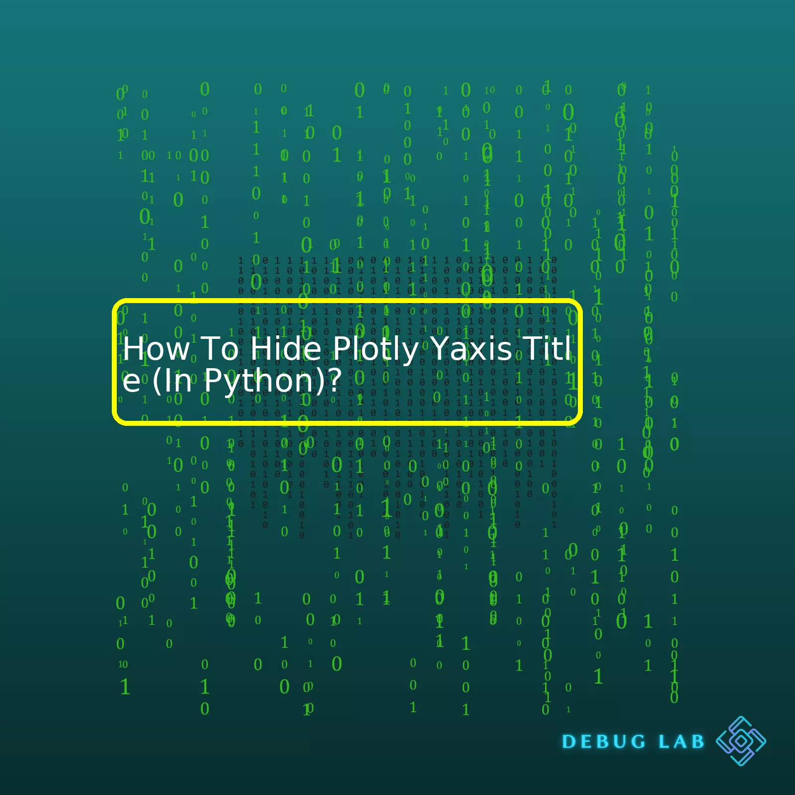 How To Hide Plotly Yaxis Title (In Python)?