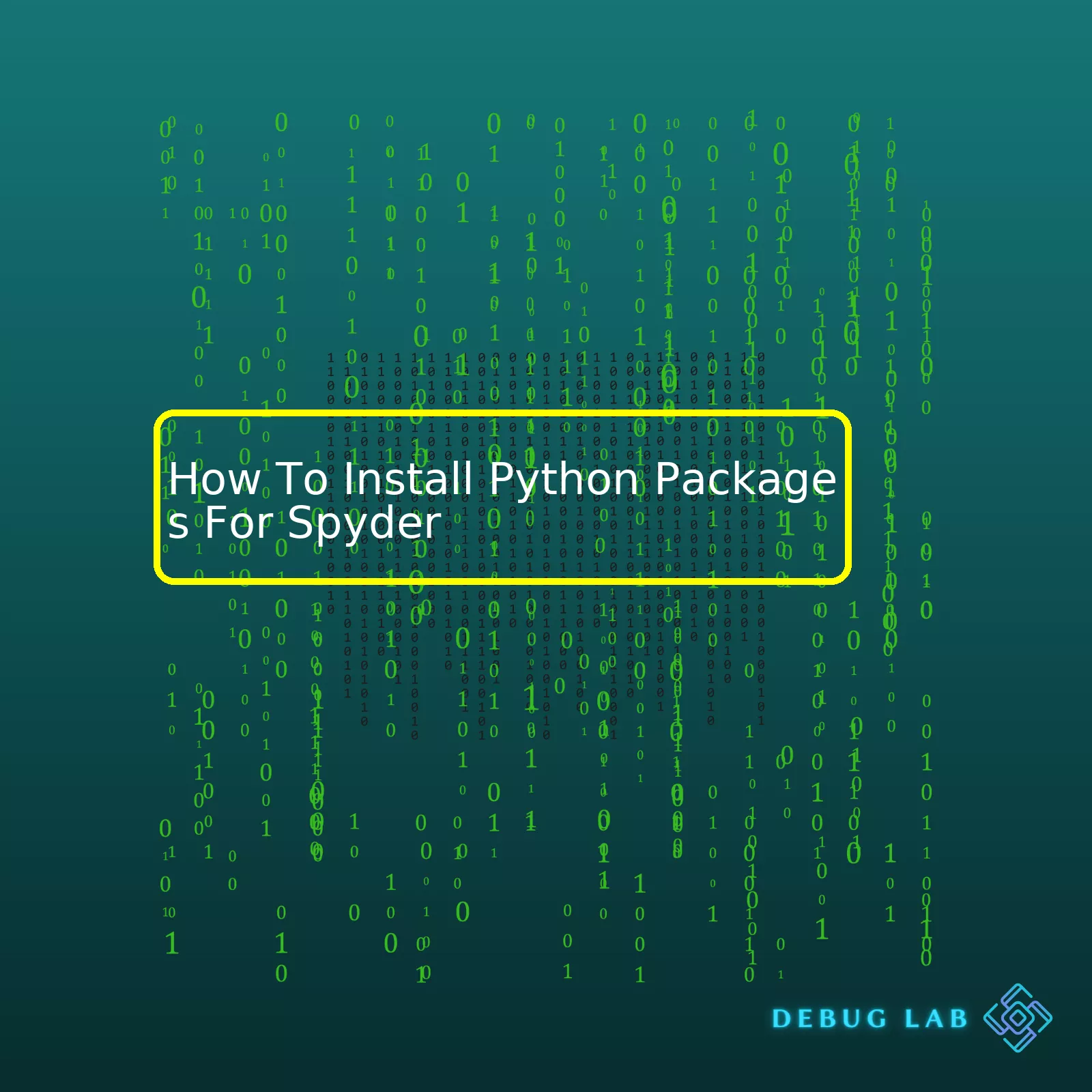 How To Install Python Packages For Spyder