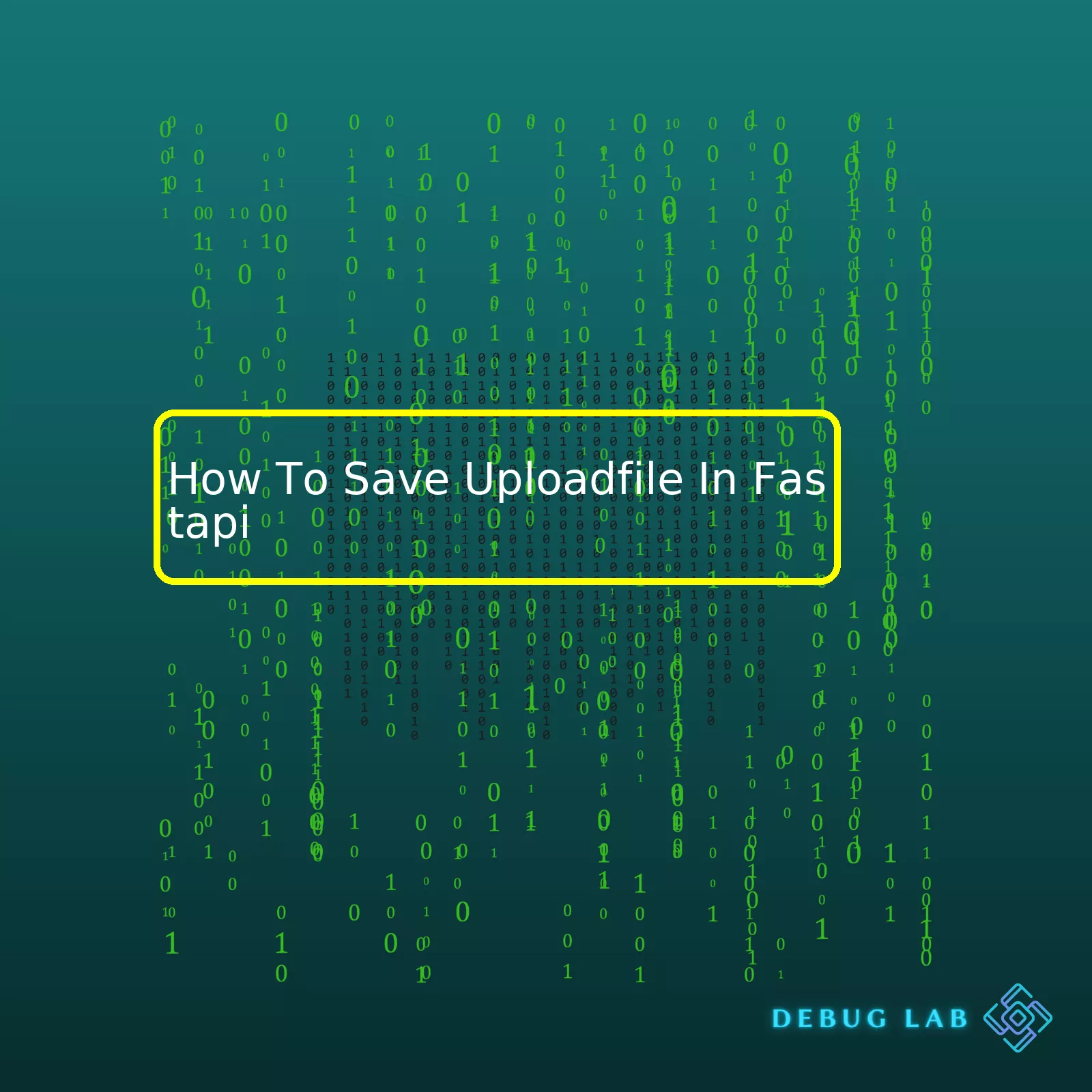 How To Save Uploadfile In Fastapi