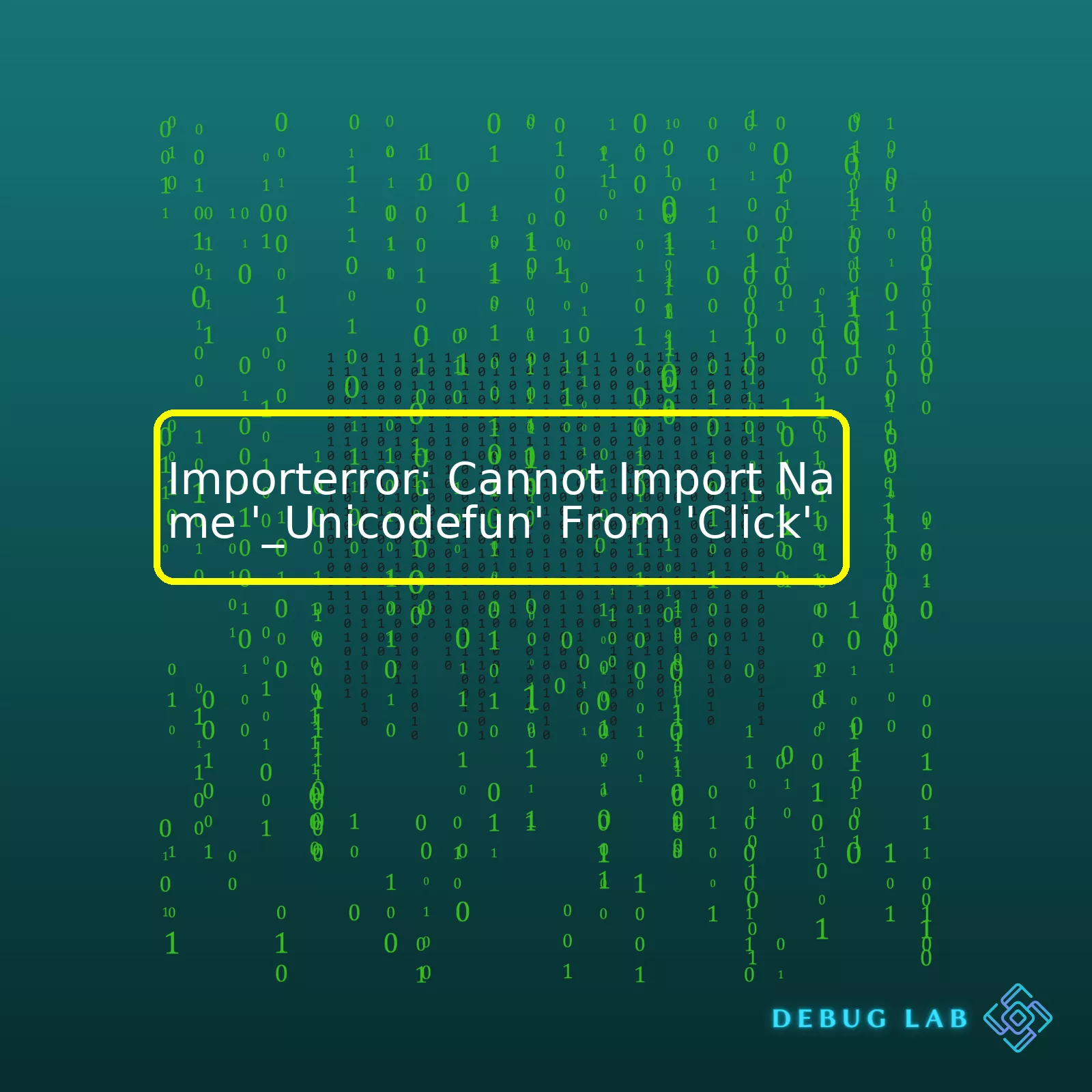 Importerror: Cannot Import Name '_Unicodefun' From 'Click'