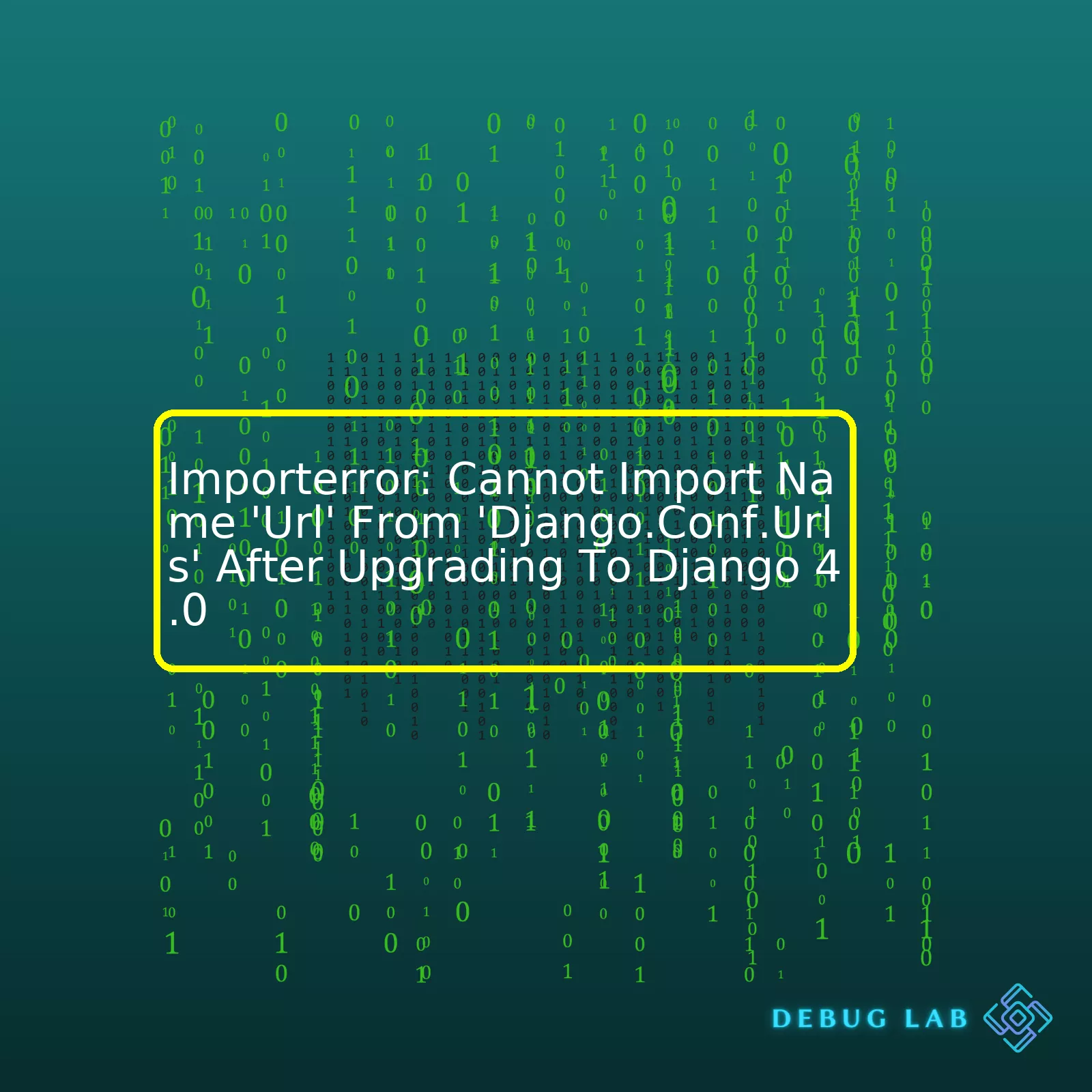 Importerror: Cannot Import Name 'Url' From 'Django.Conf.Urls' After Upgrading To Django 4.0