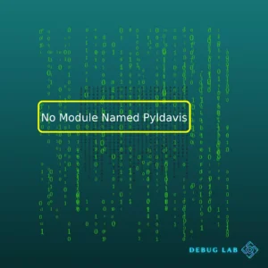 No Module Named Pyldavis