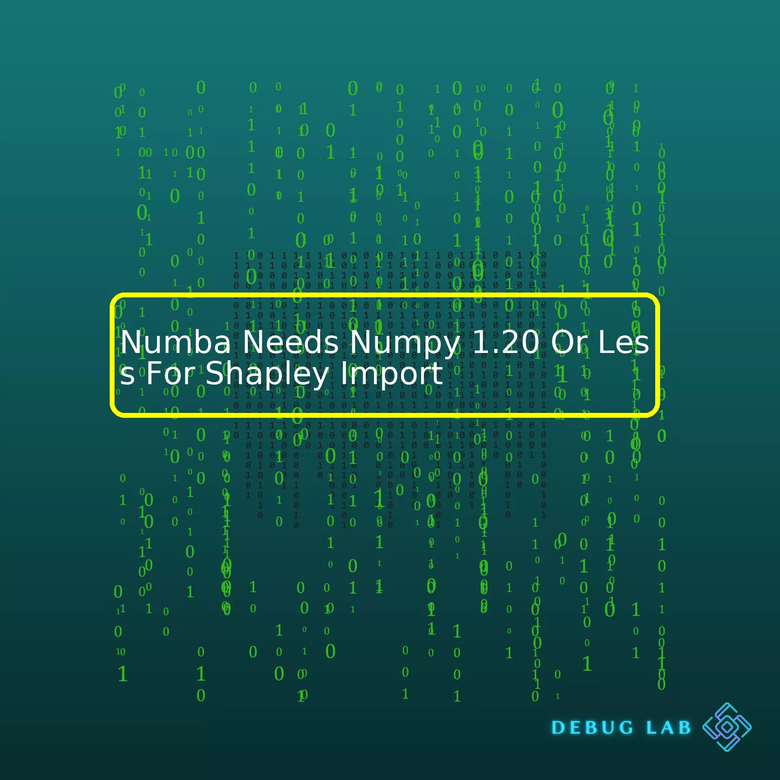 Numba Needs Numpy 1.20 Or Less For Shapley Import