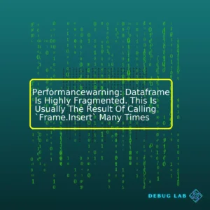 Performancewarning: Dataframe Is Highly Fragmented. This Is Usually The Result Of Calling `Frame.Insert` Many Times