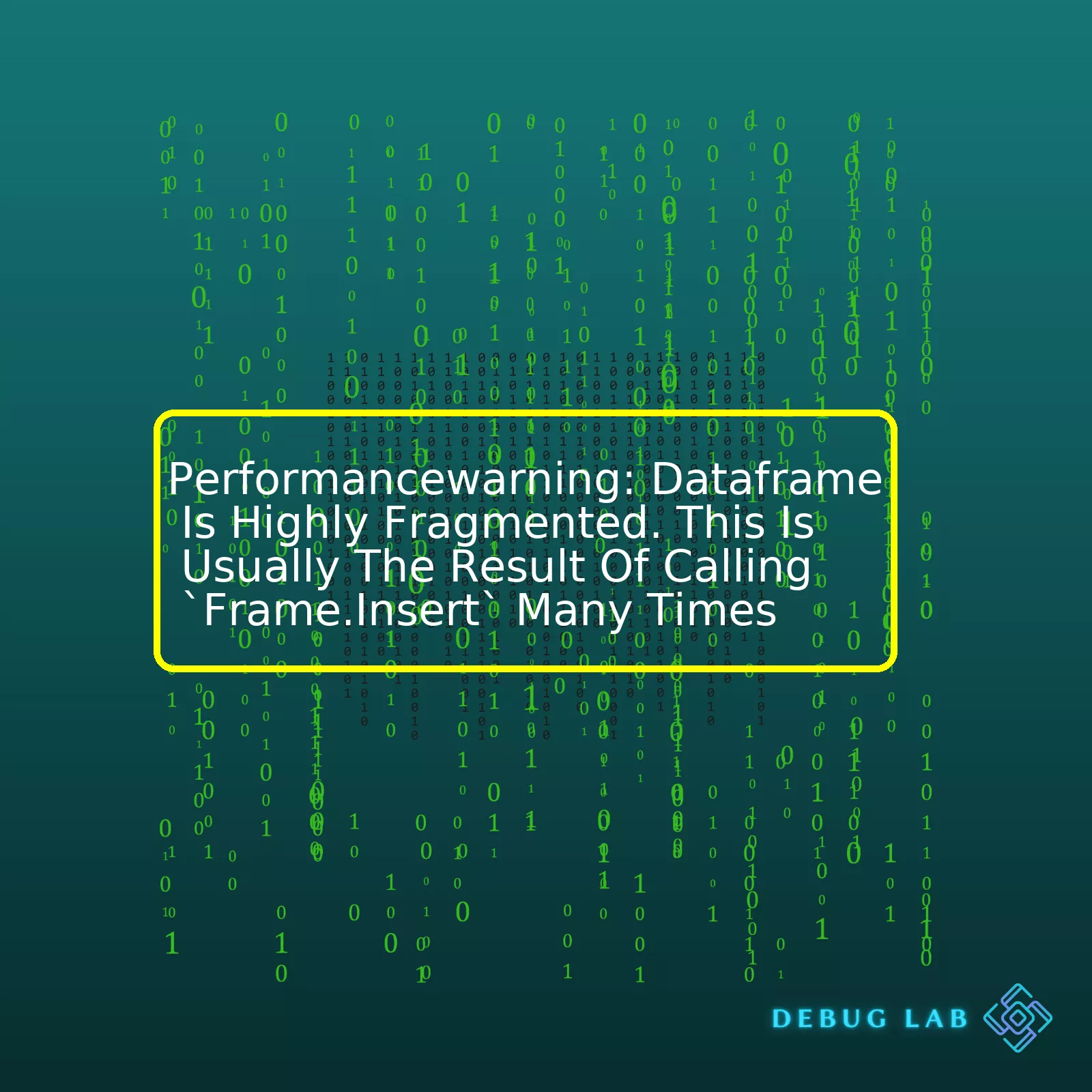 Performancewarning: Dataframe Is Highly Fragmented. This Is Usually The Result Of Calling `Frame.Insert` Many Times