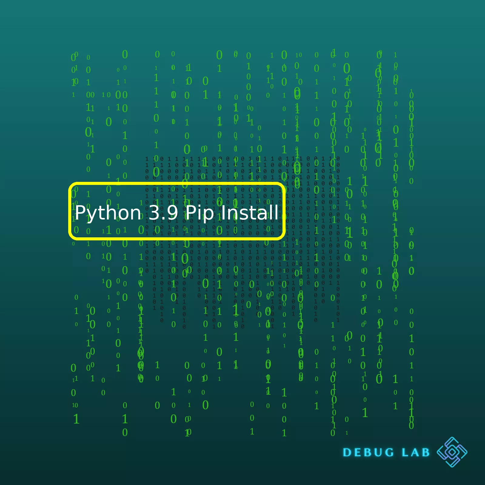 Python 3.9 Pip Install