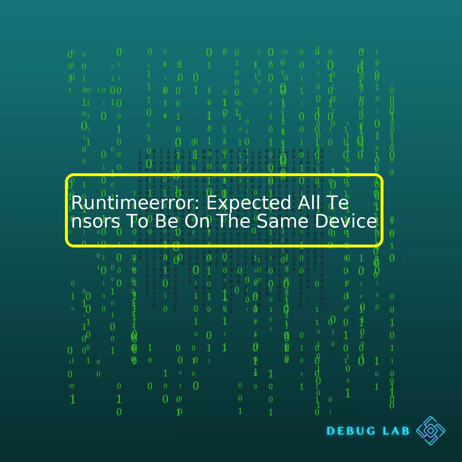 Runtimeerror: Expected All Tensors To Be On The Same Device