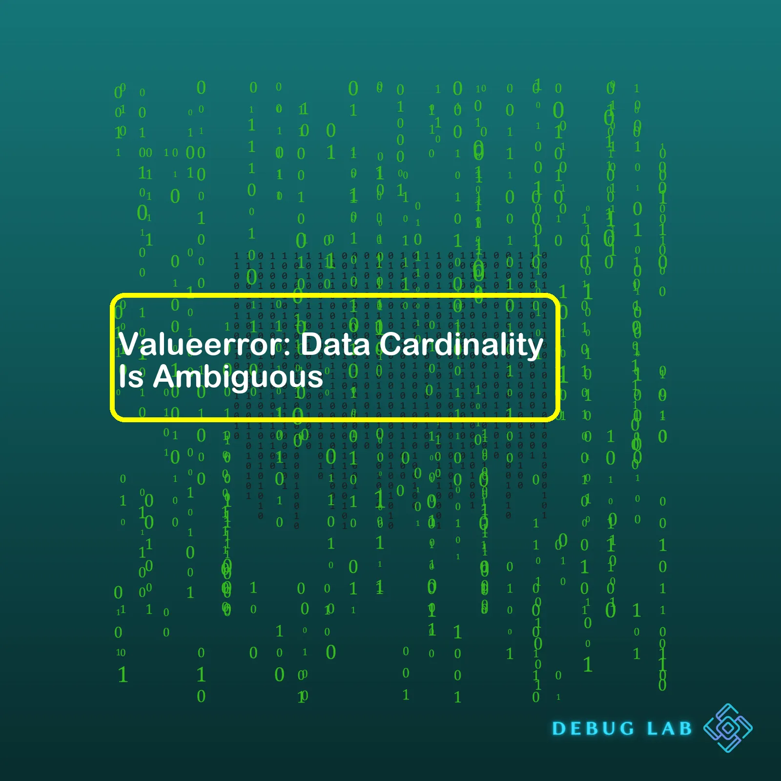 Valueerror: Data Cardinality Is Ambiguous