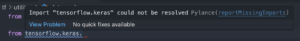 “Import Could Not Be Resolved” Reported By Pyright