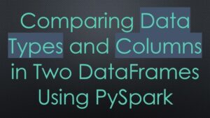 Compare Two Dataframes Pyspark