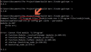Npm Err! Invalid Json Response Body At Http://Registry.Npmjs.Org/Ansi-Escapes Reason: Unexpected End Of Json Input
