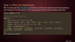 Timestamp Object Has No Attribute Dt