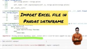 Xlrd.Biffh.Xlrderror: Excel Xlsx File; Not Supported