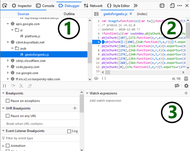 Browser developer tools - Browser Developer Tools - GeeksforGeeks