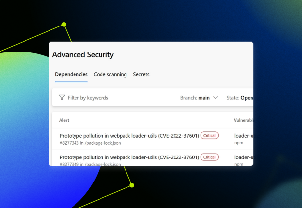 Keywords:
Code scanning for vulnerabilities - GitHub Advanced Security in Azure DevOps for Safer Code