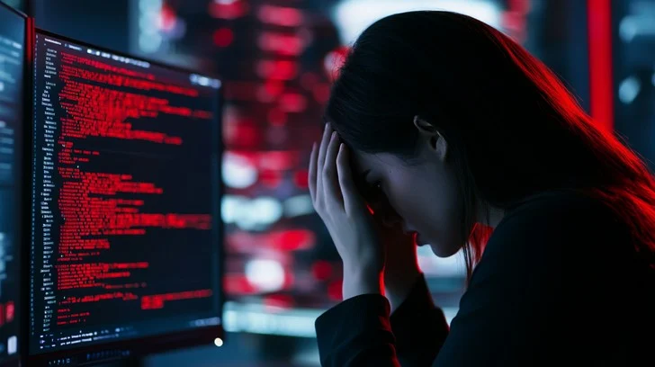 Programmer frustrated with computer code - Free Frustrated programmer working Image - Technology, Frustration ...