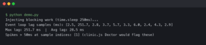 Pinpointing Node.js Event Loop Lag with clinic.js Doctor