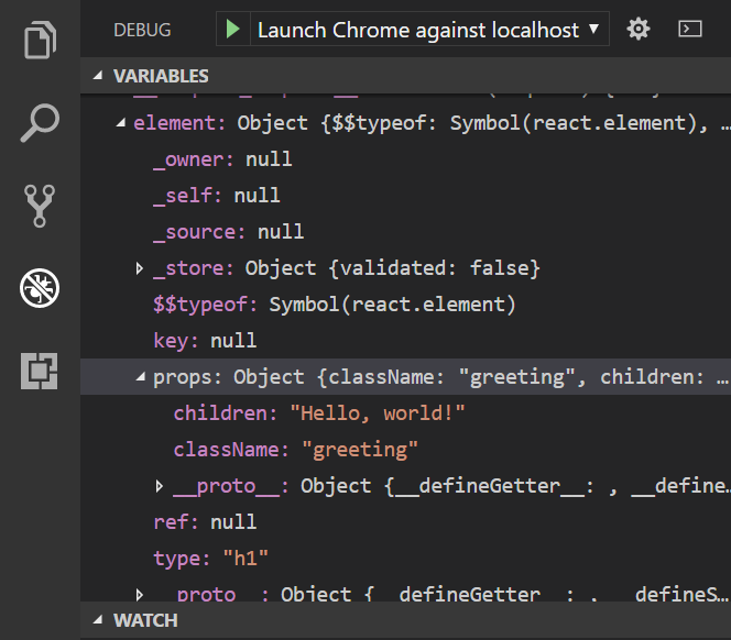 ReactJS code - Reactjs tutorial - vscode-docs1