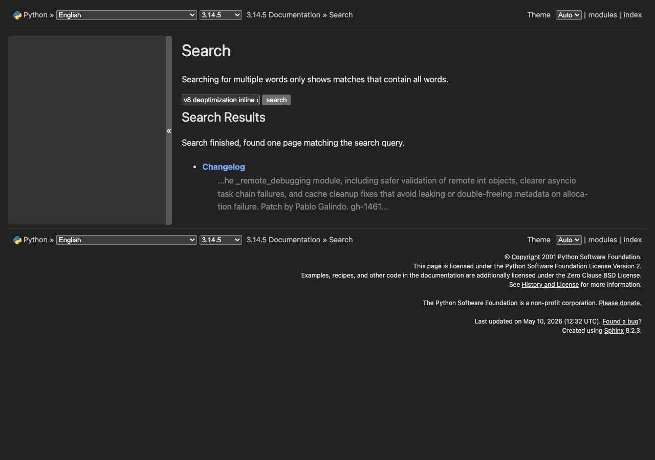 Official documentation for v8 deoptimization inline caches